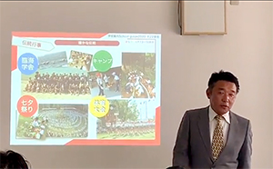 帝塚山学院小学校の神原校長先生