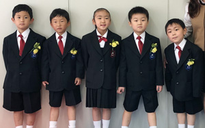 城星学園小学校の入学式01