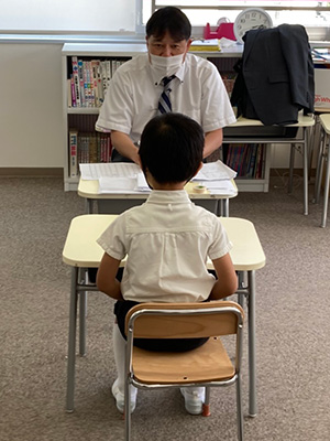 帝塚山学院小学校　神原校長先生 ご来校02