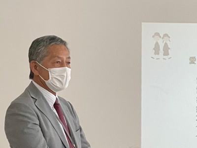 城星学園小学校　奥校長先生 ご来校02