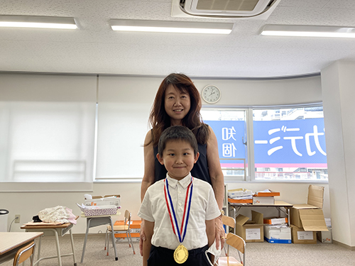城星学園小学校の一次試験合格生徒がきてくれました