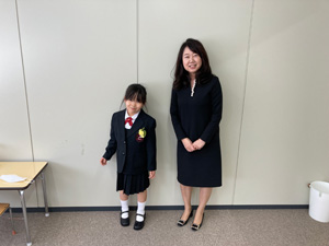 城星学園小学校入学式に来賓で参加させていただきました