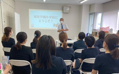 城星学園小学校 奥栄三郎校長先生