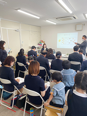 帝塚山学院小学校の神原校長先生説明会