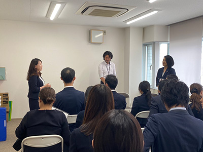 城星学園小学校 漆山校長先生、中川教頭先生