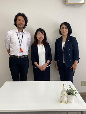 城星学園小学校 漆山校長先生、中川教頭先生
